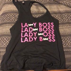 LadyBoss Black Tank